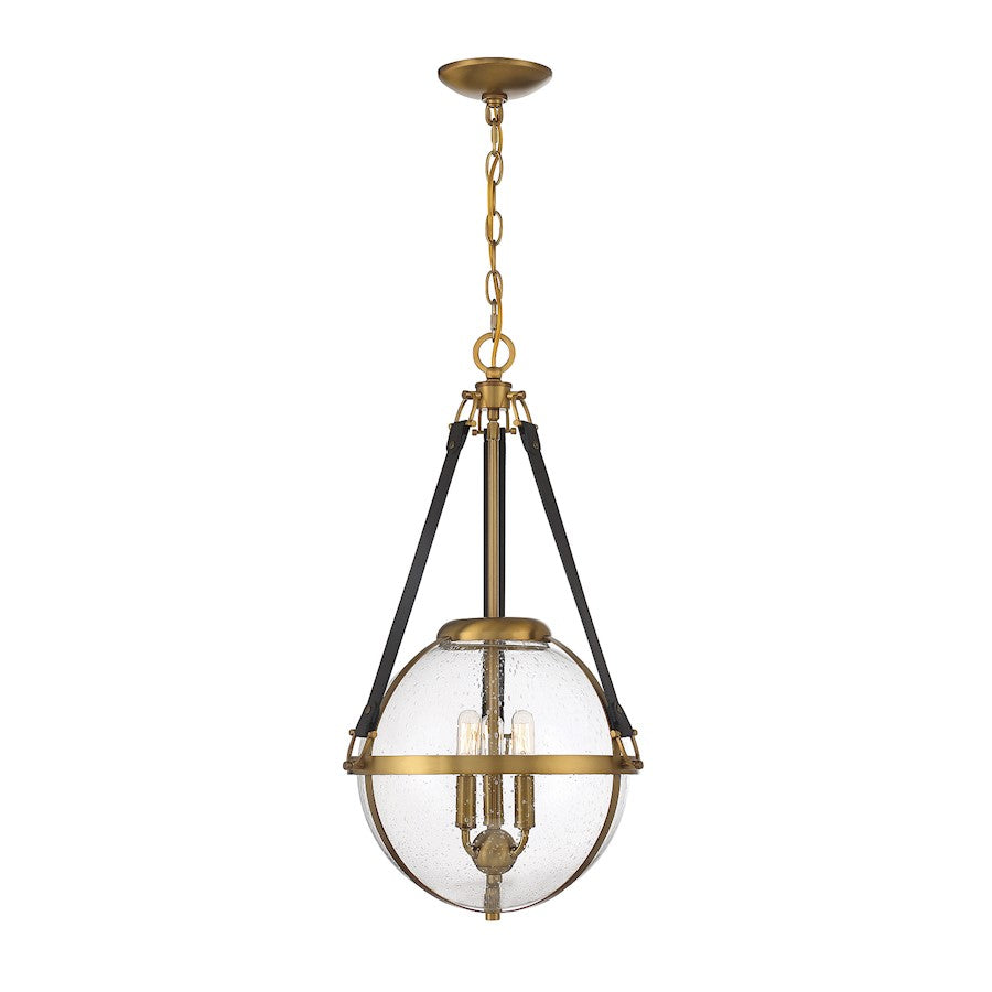 Savoy House Bozeman 3-Light Pendant, Warm Brass - 7-1837-3-322