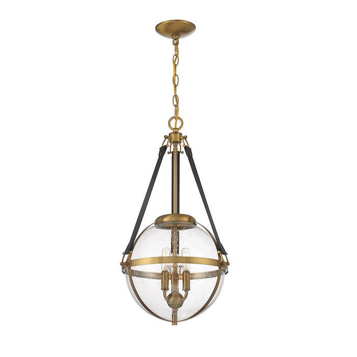 Savoy House Bozeman 3-Light Pendant, Warm Brass