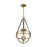 Savoy House Bozeman 3-Light Pendant, Warm Brass