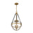 Savoy House Bozeman 3-Light Pendant, Warm Brass