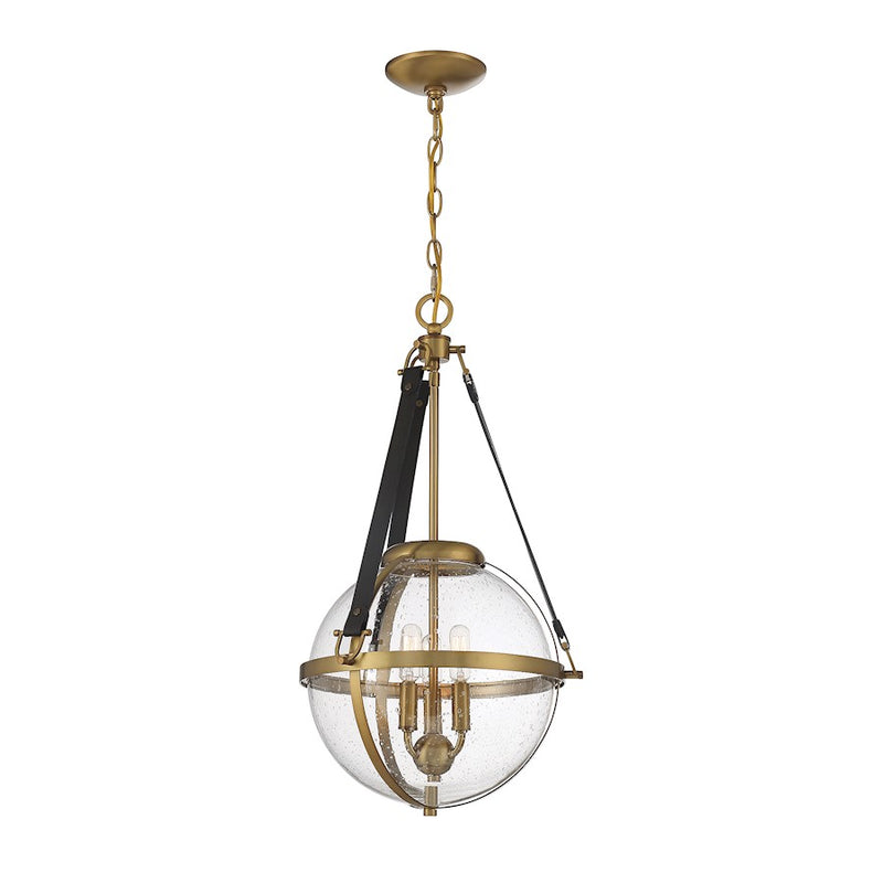 Savoy House Bozeman 3-Light Pendant, Warm Brass