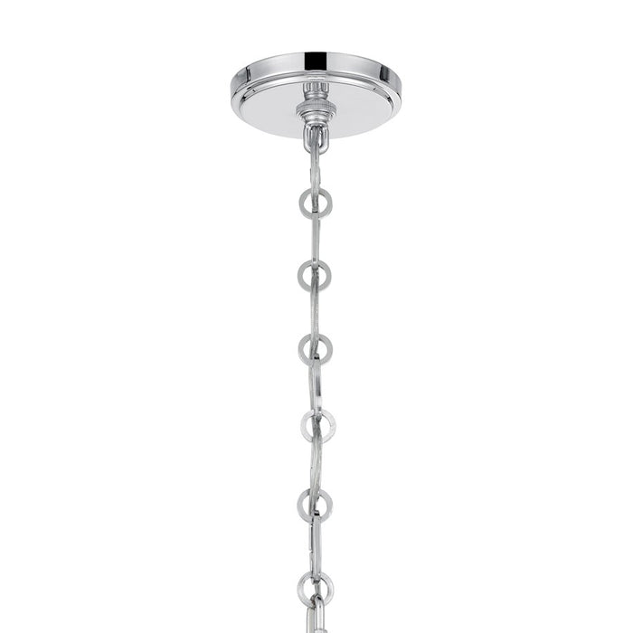 Savoy House Cabot 1 Light Pendant, Chrome/Segmented