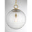 Savoy House Cabot 1 Light Pendant, Warm Brass/Segmented