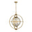 Savoy House Pearl 3-Light Pendant, Warm Brass - 7-1872-3-322