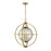 Savoy House Pearl 3-Light Pendant, Warm Brass