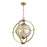 Savoy House Pearl 3-Light Pendant, Warm Brass