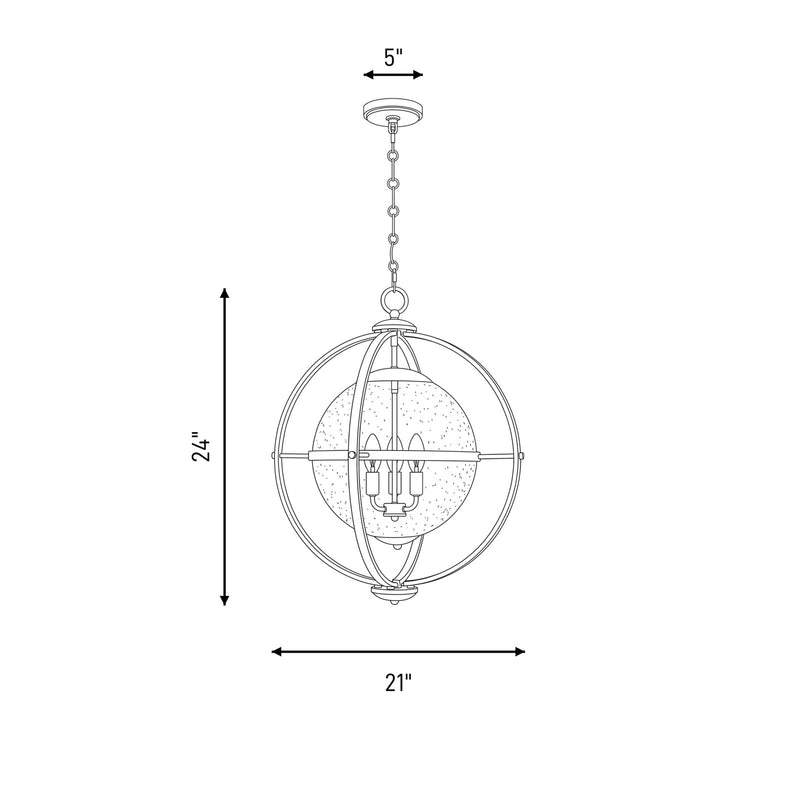Savoy House Pearl 3 Light Pendant