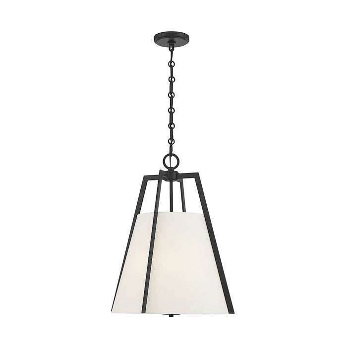 Savoy House Mansfield 3-Light Pendant, Matte Black - 7-1875-3-89