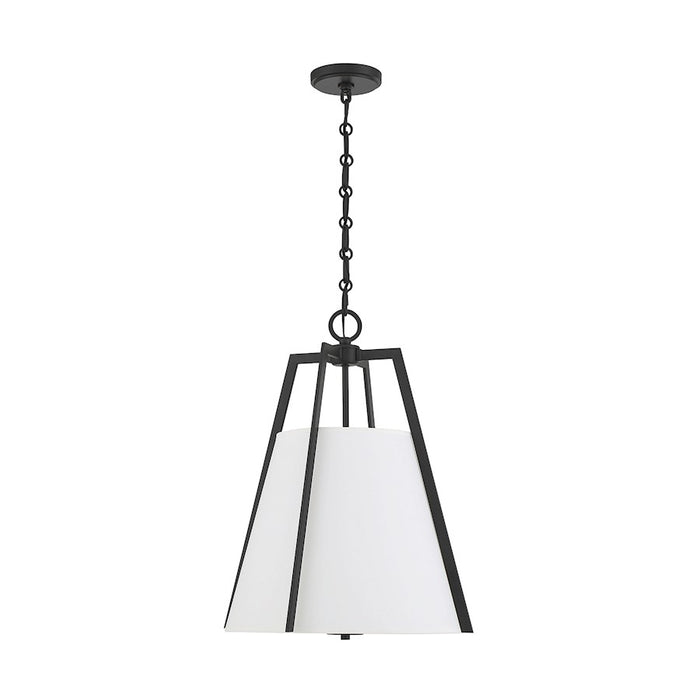 Savoy House Mansfield 3-Light Pendant, Matte Black