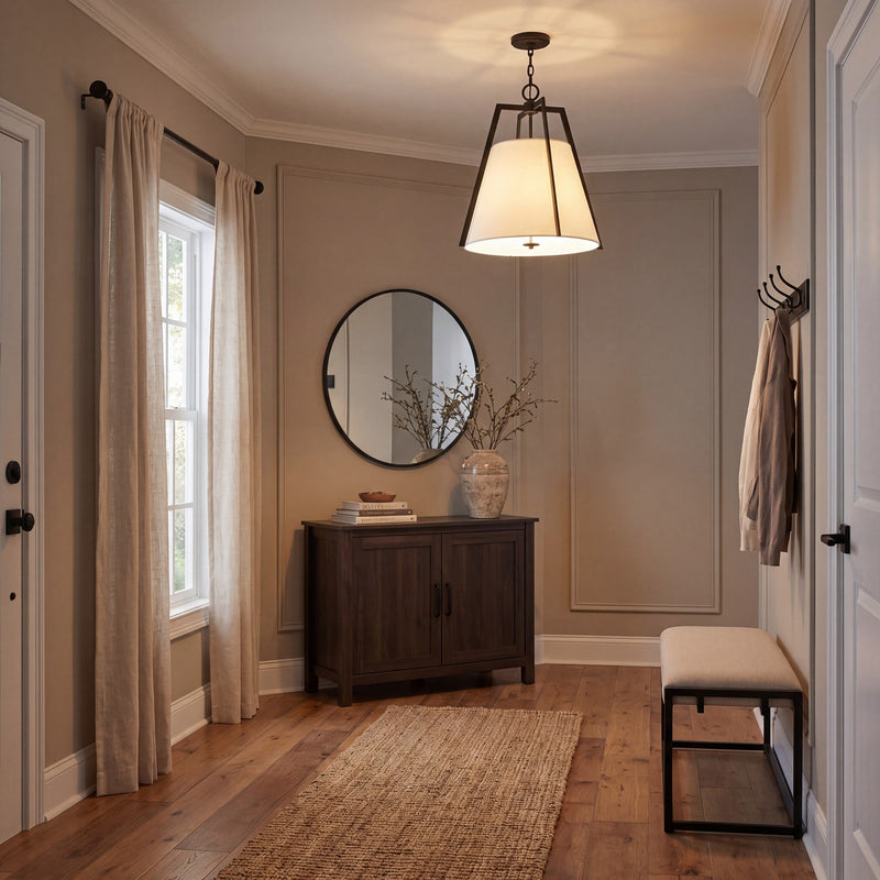 Savoy House Mansfield 3-Light Pendant, Matte Black