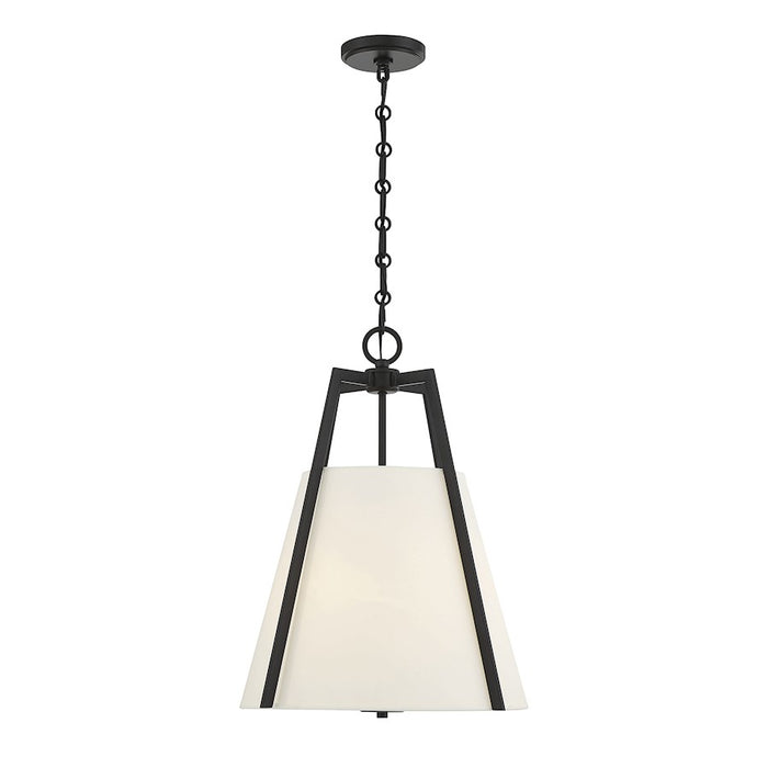 Savoy House Mansfield 3-Light Pendant, Matte Black