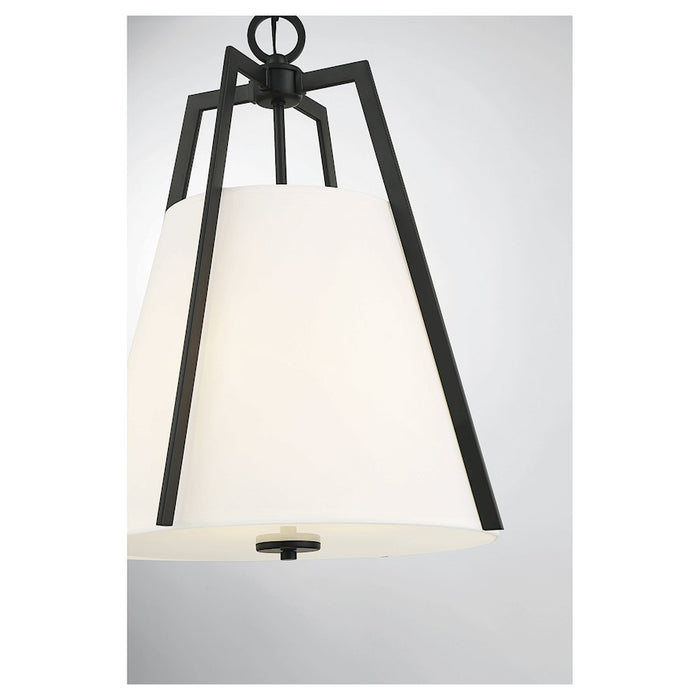 Savoy House Mansfield 3-Light Pendant, Matte Black