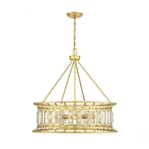 Savoy House Daintree 8-Light Pendant, True Gold - 7-1947-8-260