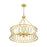 Savoy House Daintree 8-Light Pendant, True Gold