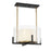 Savoy House Eaton 1-Light Pendant, Matte Black/Warm Brass Accents