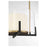 Savoy House Eaton 1-Light Pendant, Matte Black/Warm Brass Accents
