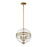 Savoy House Stirling 3-Light Pendant, Warm Brass