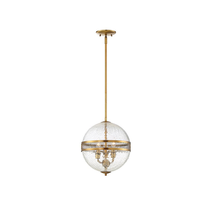 Savoy House Stirling 3-Light Pendant, Warm Brass