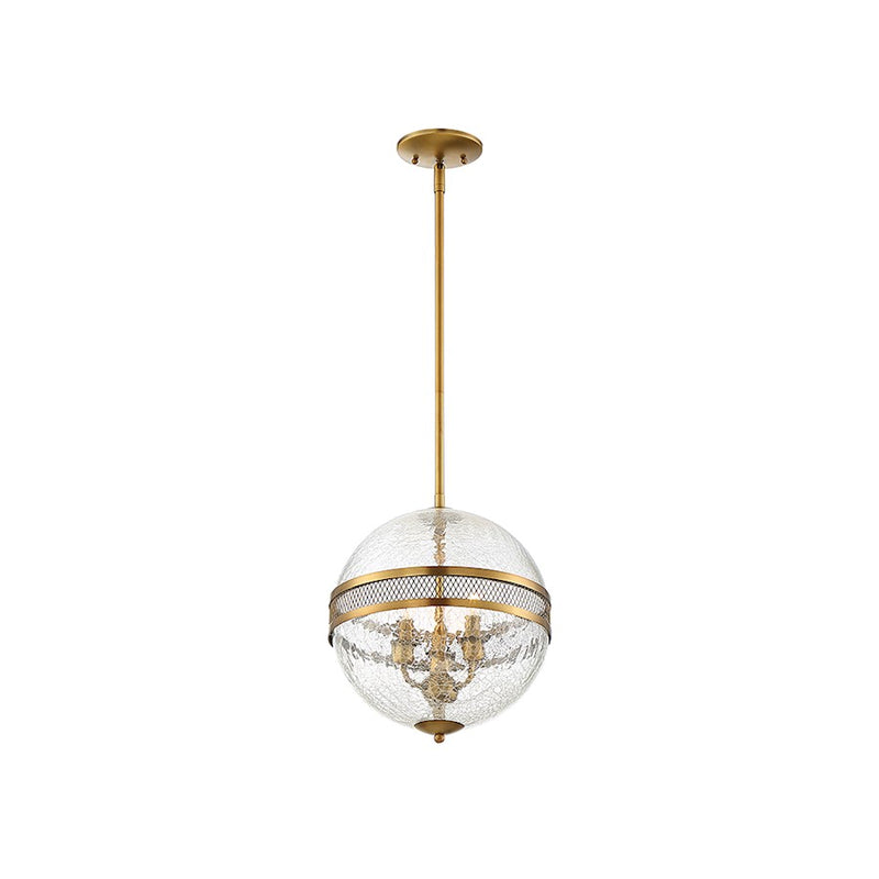 Savoy House Stirling 3-Light Pendant, Warm Brass