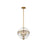 Savoy House Stirling 3-Light Pendant, Warm Brass