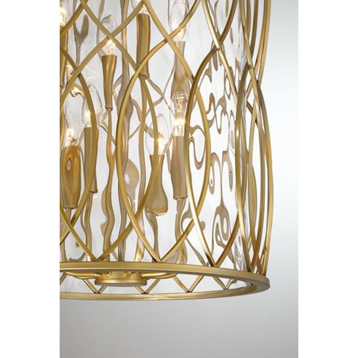 Savoy House Snowden 8-Light Pendant, Burnished Brass