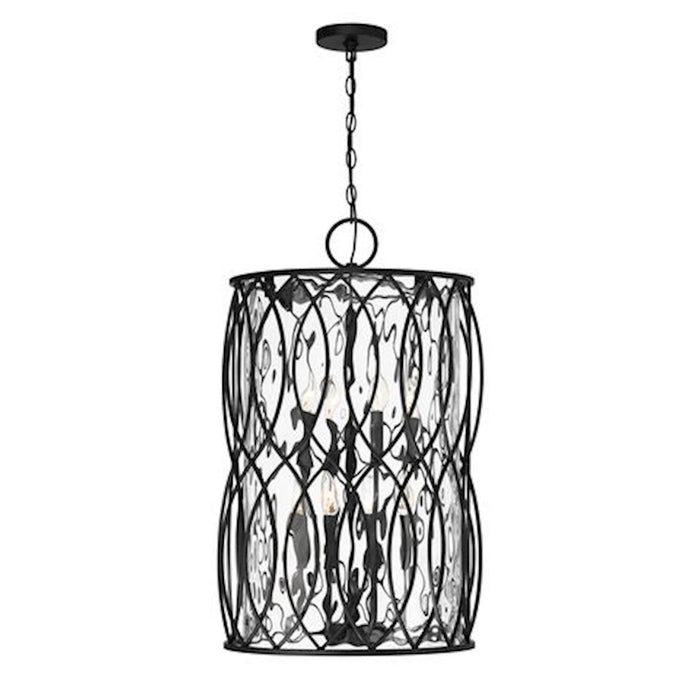 Savoy House Snowden 8-Light Pendant, Matte Black - 7-2004-8-89