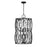 Savoy House Snowden 8-Light Pendant, Matte Black