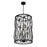 Savoy House Snowden 8 Light Pendant, Matte Black/Glacier