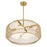 Savoy House Pastis 4 Light Pendant, Warm Brass/White