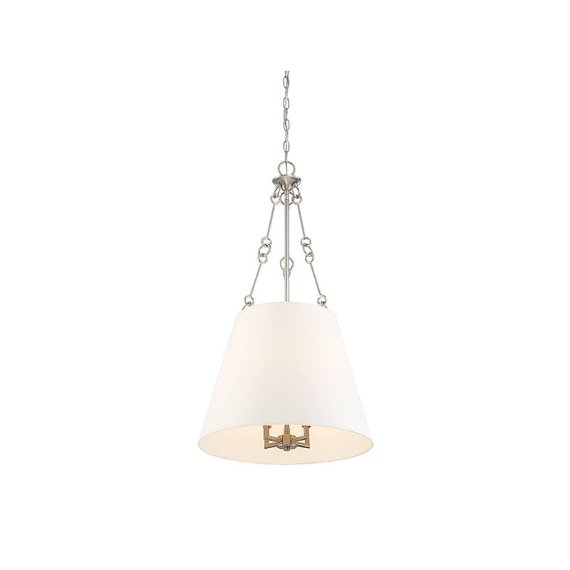 Savoy House Austin 4-Light Pendant, Satin Nickel