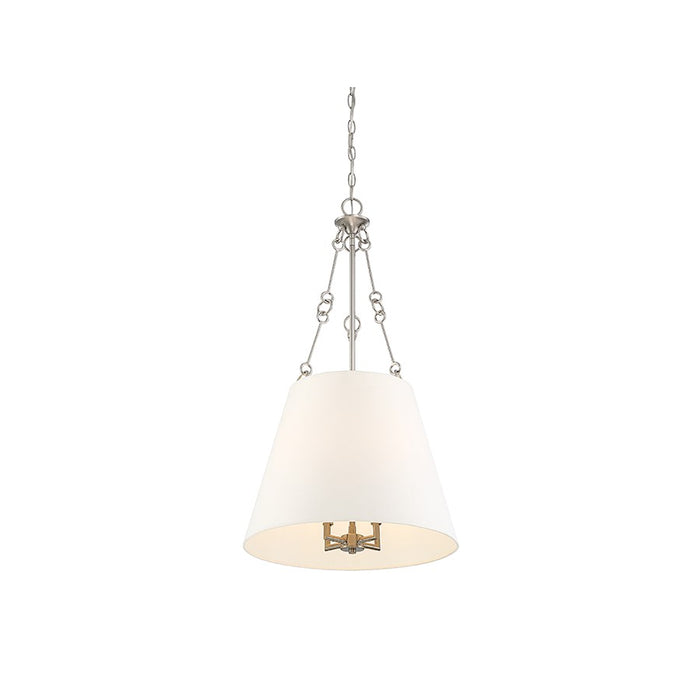 Savoy House Austin 4-Light Pendant, Satin Nickel