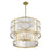 Savoy House Rohe 5-Light Pendant, Warm Brass