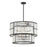 Savoy House Rohe 5-Light Pendant, Matte Black