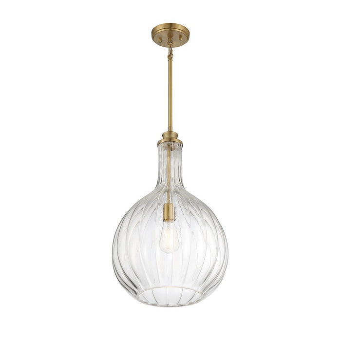 Savoy House Brandon 1-Light Pendant, Warm Brass