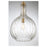 Savoy House Brandon 1-Light Pendant, Warm Brass