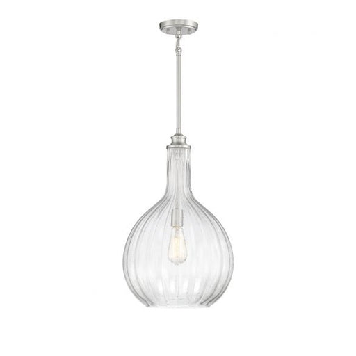 Savoy House Brandon 1-Light Pendant, Satin Nickel - 7-2255-1-SN