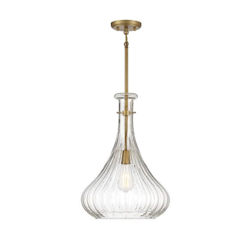 Savoy House Bristo 1-Light Pendant, Warm Brass - 7-2265-1-322