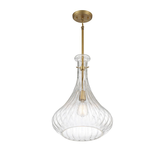 Savoy House Bristo 1-Light Pendant, Warm Brass