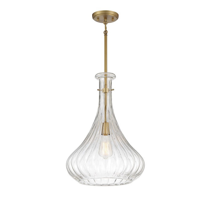 Savoy House Bristo 1-Light Pendant, Warm Brass