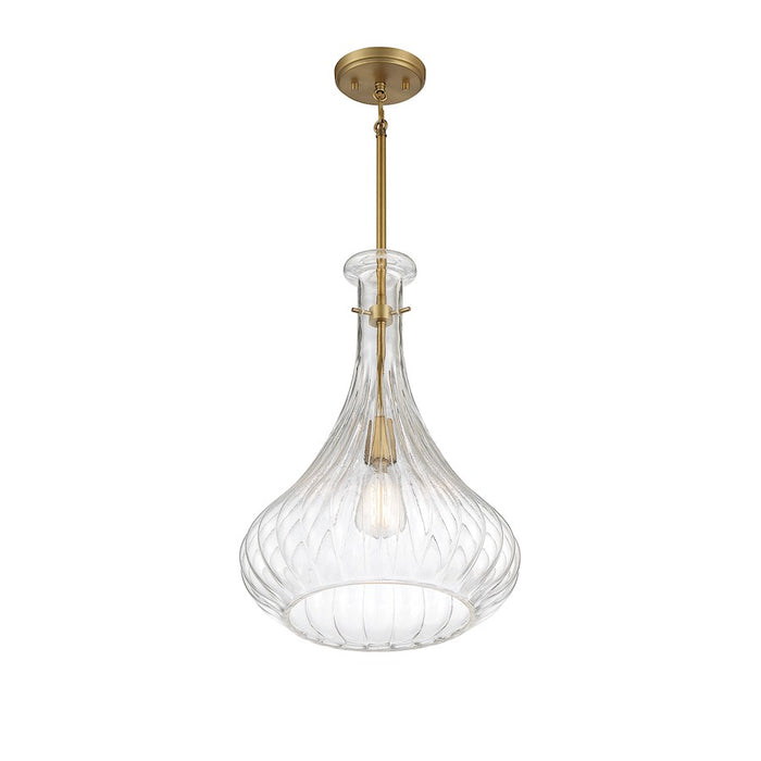 Savoy House Bristo 1-Light Pendant, Warm Brass