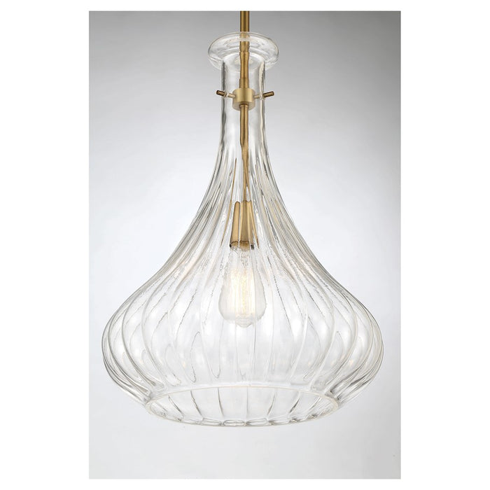 Savoy House Bristo 1-Light Pendant, Warm Brass