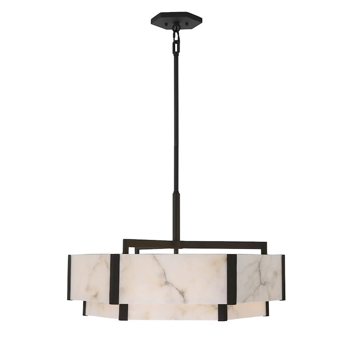 Savoy House Orleans 6 Light Pendant, Black Cashmere - 7-2333-6-50