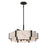 Savoy House Orleans 6 Light Pendant, Black Cashmere