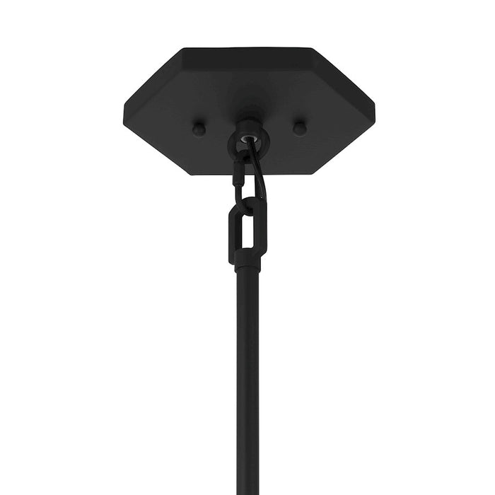 Savoy House Orleans 6 Light Pendant, Black Cashmere