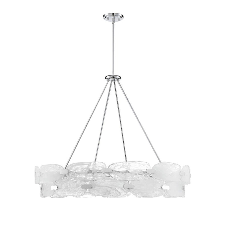 Savoy House Vasare 12-Light Pendant, Chrome