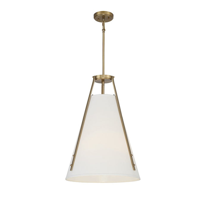 Savoy House Newport 4-Light Pendant, Warm Brass