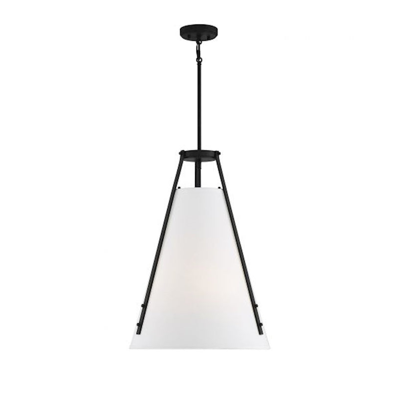 Savoy House Newport 4-Light Pendant, Matte Black