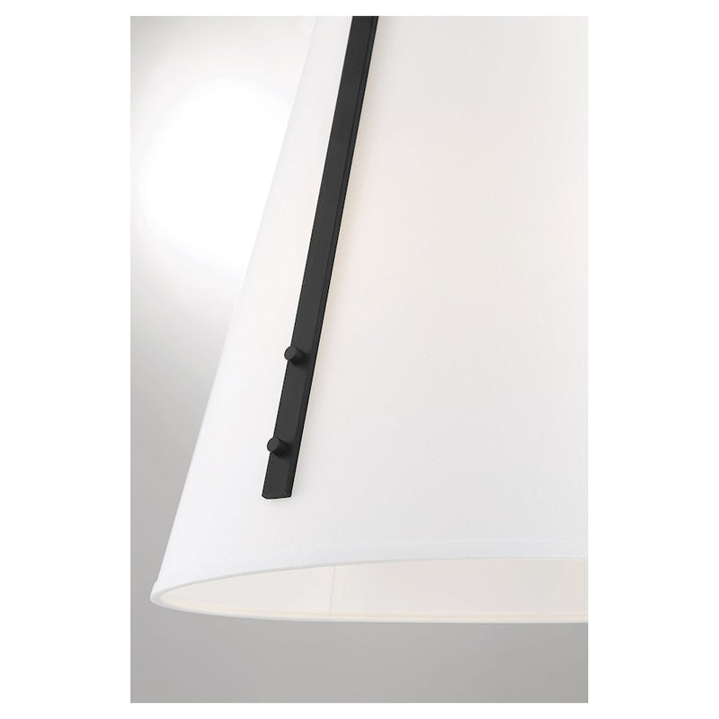 Savoy House Newport 4-Light Pendant, Matte Black