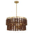 Savoy House Aquitane 4 Light Pendant, Warm Brass