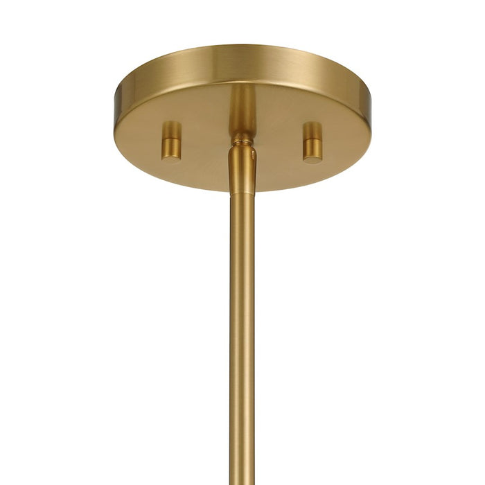 Savoy House Aquitane 4 Light Pendant, Warm Brass